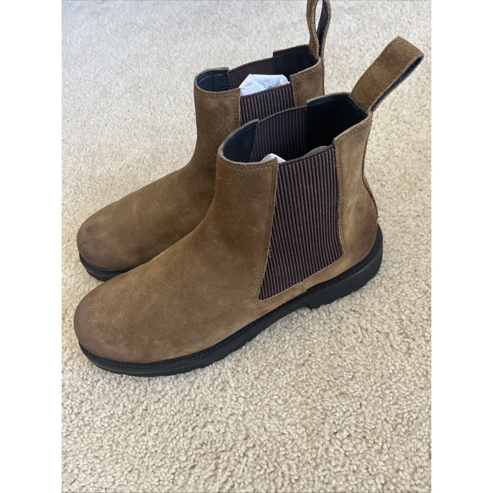 Diesel D-Alabhama Brown Suede Chelsea Boots Mens Size 12.5 EU 46 Lug Sole
